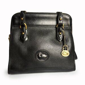 Dooney & Bourke All Weather Leather Carpet Shoulder Bag P147 Black RARE …